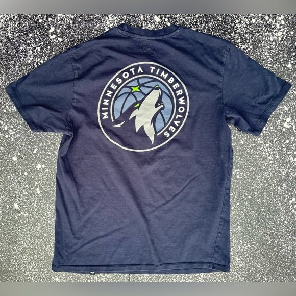 Minnesota Timberwolves NBA 2-Sides T-Shirt Size Small ‘47 Brand - Picture 2 of 3